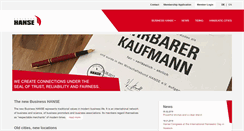 Desktop Screenshot of businesshanse.com